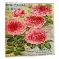 Vintage pink rose botanical shower curtain featuring floral design, ideal for bathroom decor by Sandy Beach.