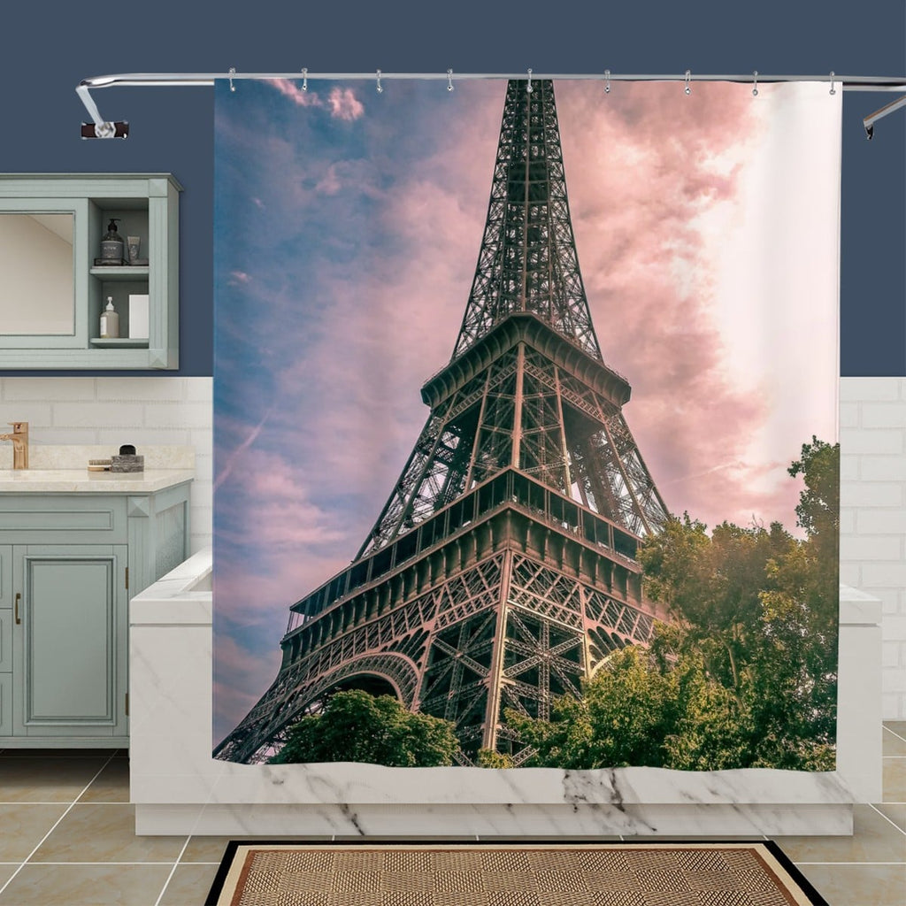 Eiffel Tower Shower Curtain