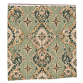 Vintage Chinoiserie Medallion Shower Curtain - 72" x 72" Sage Green