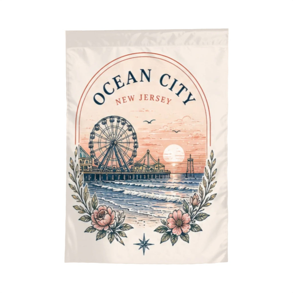 Colorful Sandy Beach garden flags yard decoration outdoor garden decor with vibrant design and lightweight fabric for outdoor display.