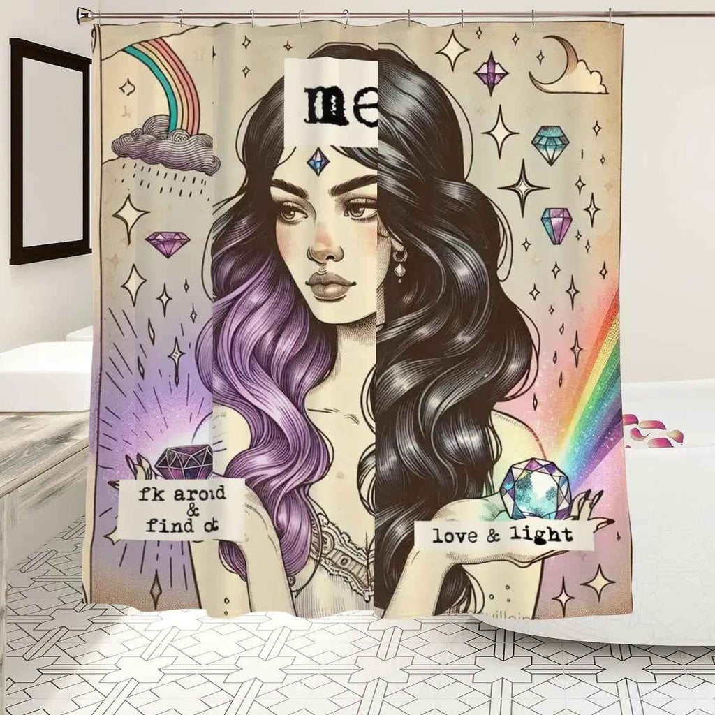 Self portrait witch Shower Curtain